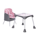 Chaise haute trick 3en1 rose