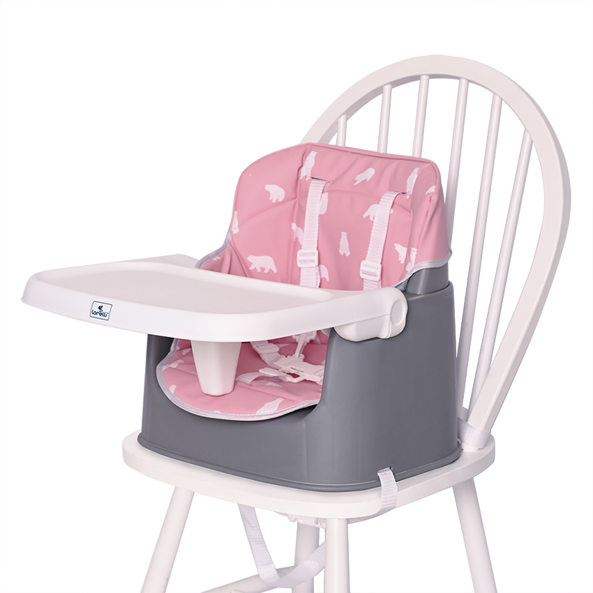 Chaise haute trick 3en1 rose