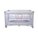 Lit parapluie HOME avec toit gris