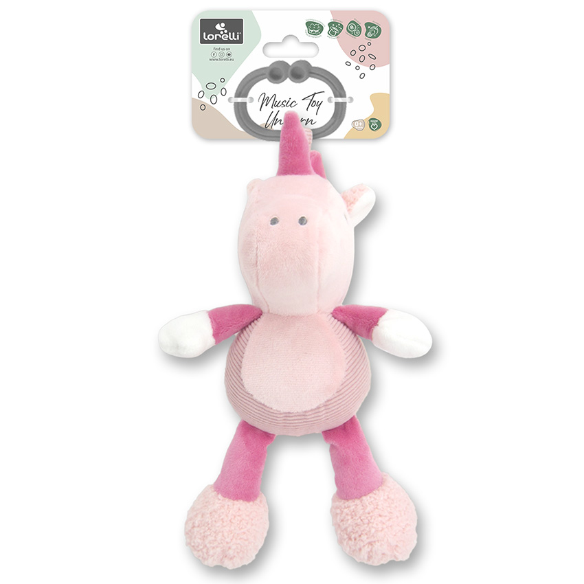 jouet d'éveil sensoriel muscial unicorn