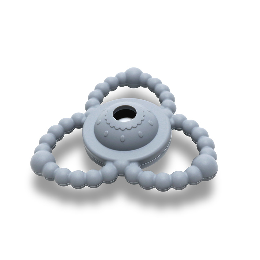 anneau de dentition hochet gris