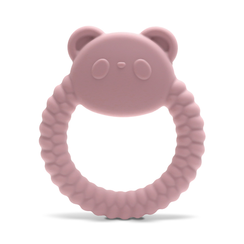 hochet de dentition panda rose