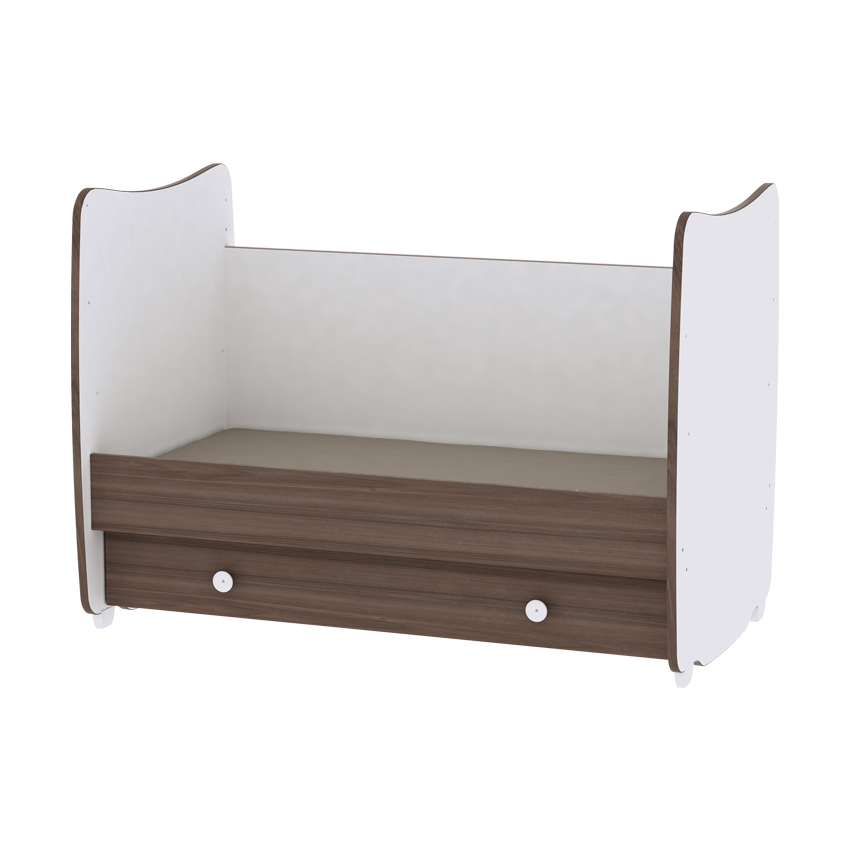 Lit dream 60/120 blanc artwood