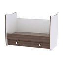 Lit dream 60/120 blanc artwood