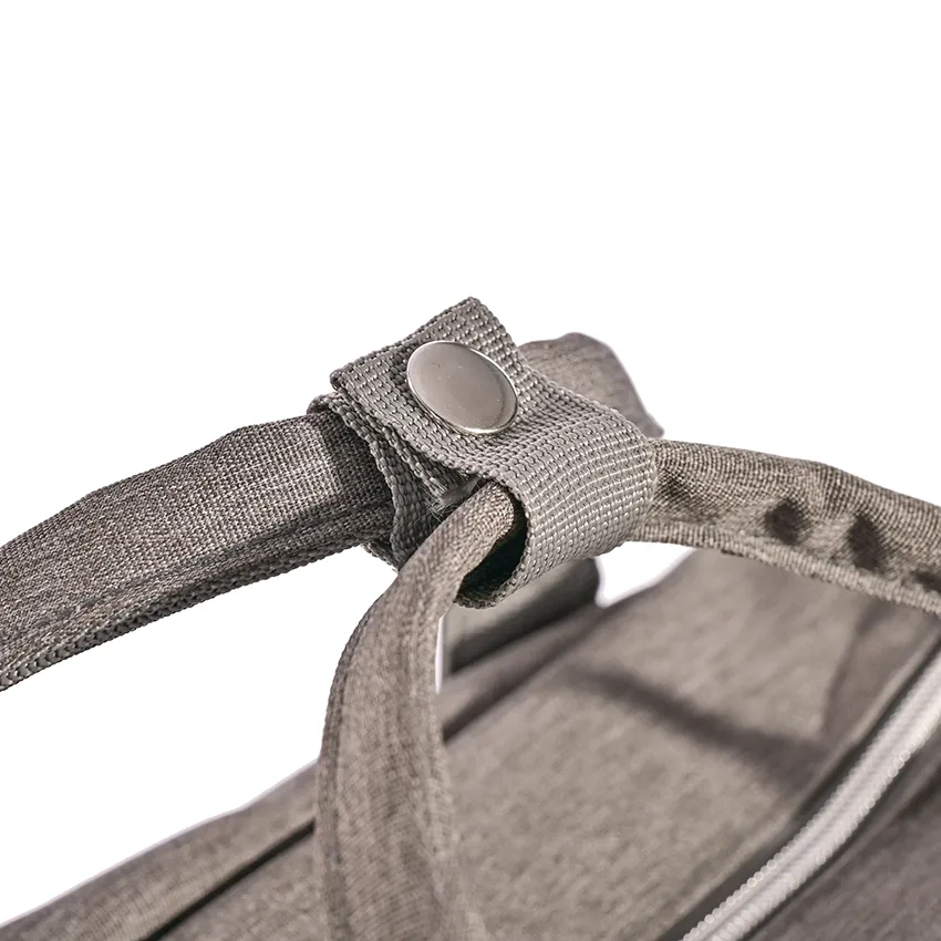 Clips for easy attachment to the stroller handle.webp
