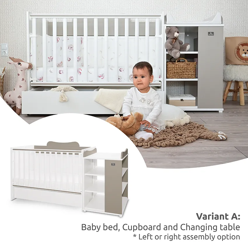 10150570037A_BED MULTI_Variant A - Baby bed, Cupboard and Changing table - Left or right assembly option.webp