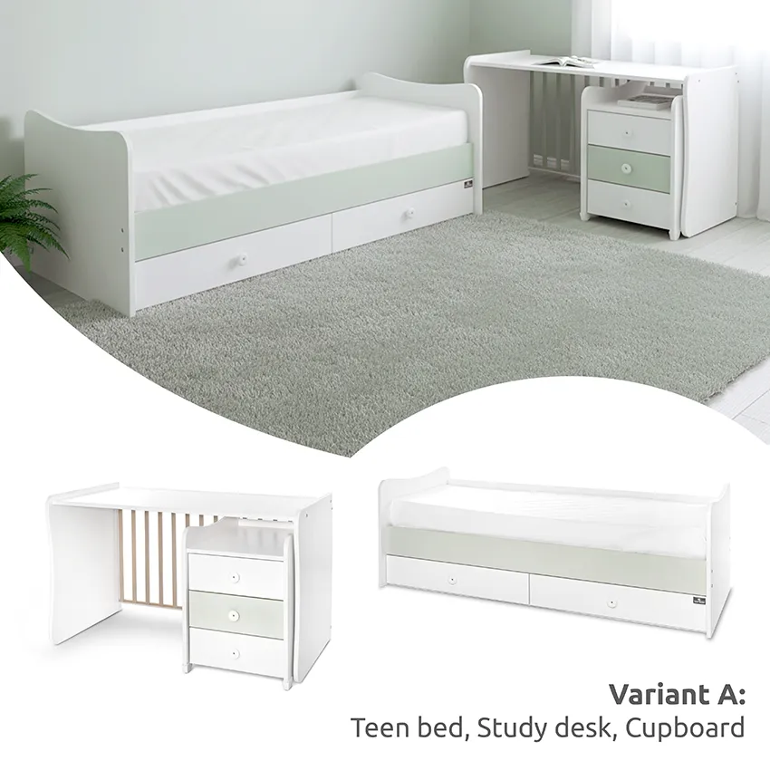 MAXI PLUS_Variant A - Teen bed, Study desk, Cupboard.webp