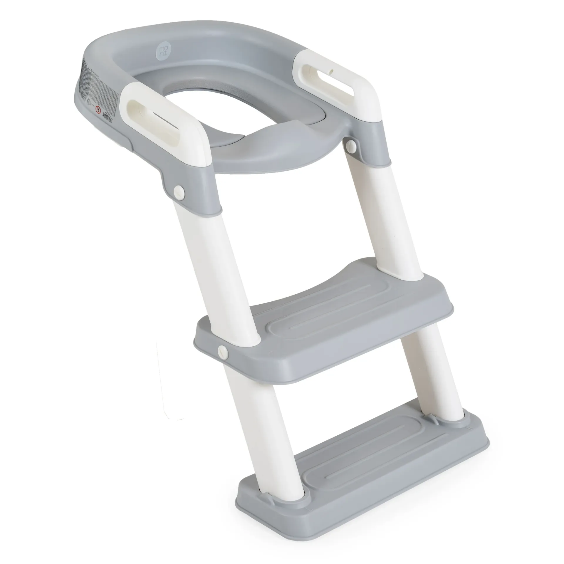 Réducteur de Toilette avec Échelle Pliable pour Enfant gris