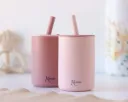 VERRE 180ML SILICONE ROSE