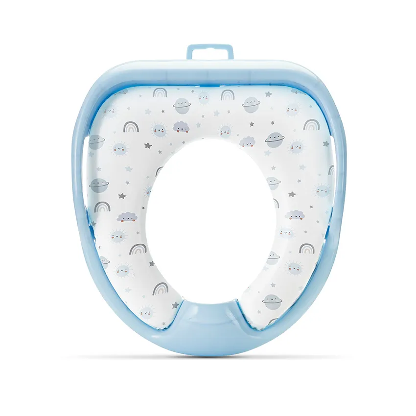 [10130990009] Réducteur WC Rembourré et Confortable "Ocean" – Bleu
