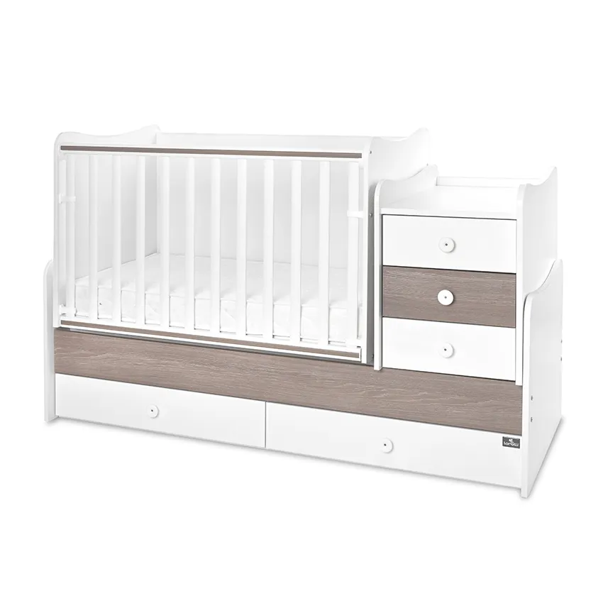 [10150580042] Lit Evolutif Maxi Plus blanc / Caffé