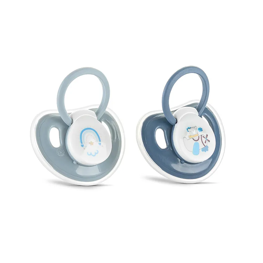 [10220710004] Lot 2 tétines 0 mois + Bleu