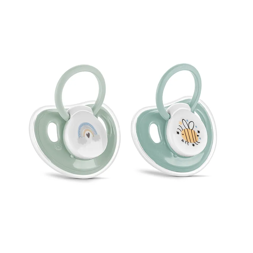 [10220710006] Lot 2 Tétine 0 mois + Vert