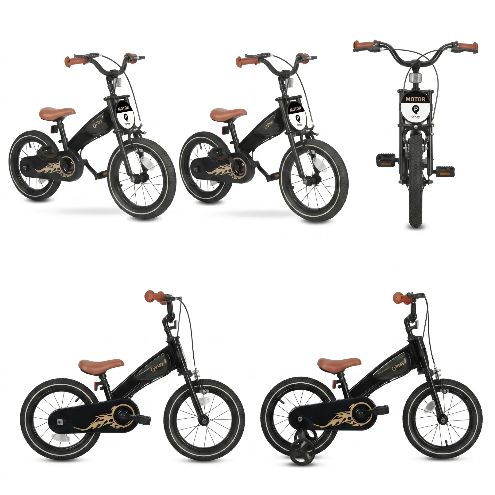 Velo Motor 16 pouces Noir