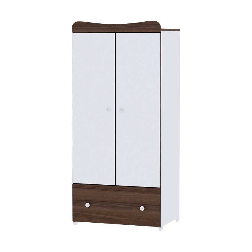 [10170120026] Armoire enfant  Blanc/marron