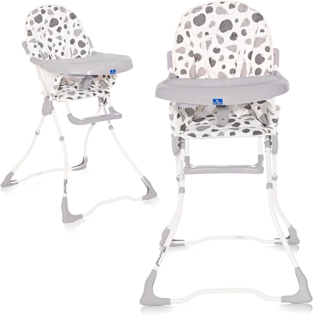 [10100322143] chaise haute marcel gris