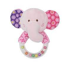 [10191360005] peluche bille elephant rose