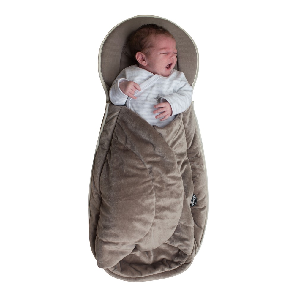 [B300610] coussin confort avec chancelière amovible beige
