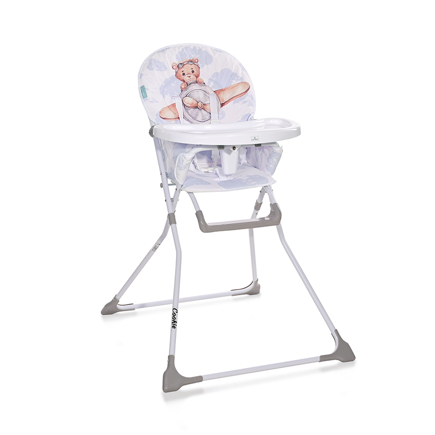 [10100242311] chaise haute cookie baby blue