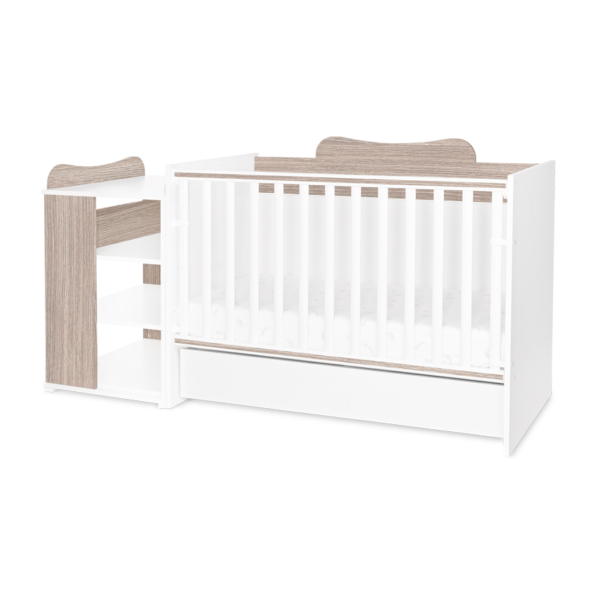 [10150570027A] lit evolutif multi 190/72 white/coffe