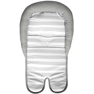 [20040405401] matelas réducteur siège auto gris