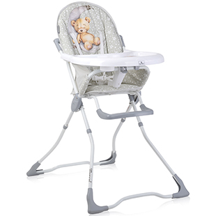 [10100322316] chaise haute marcel gris bear