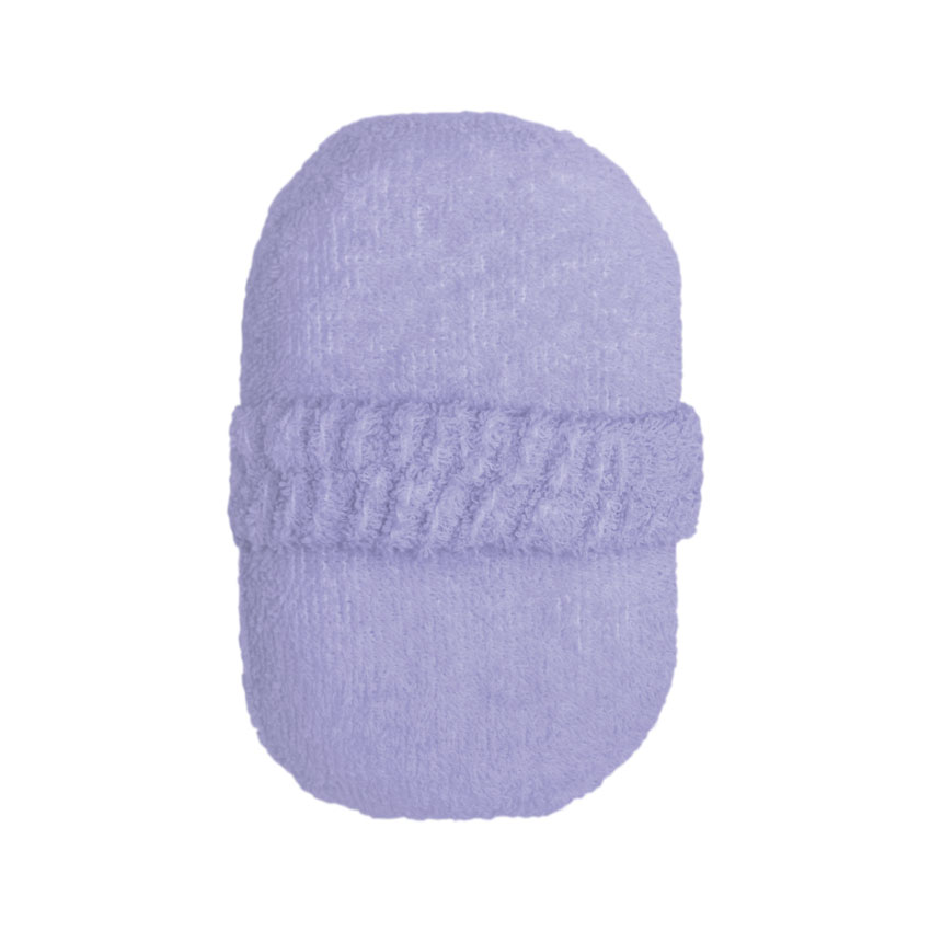 éponge de bain violet
