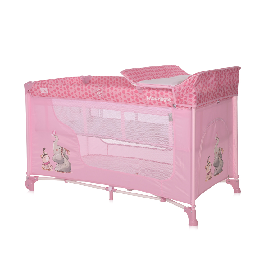 [10080412363] lit parapluie moonlight 2 niveaux rose