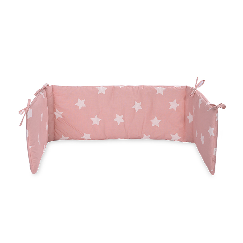 [20830023502] tour de lit 3 coté rose