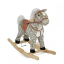 Cheval à bascule gris