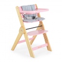 Chaise Haute Caramel Rose
