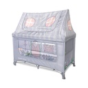Lit parapluie HOME avec toit gris