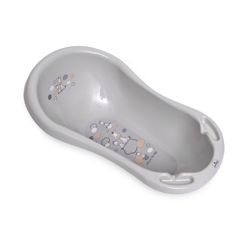 [10130500052] Bassine 84 cm gris stars