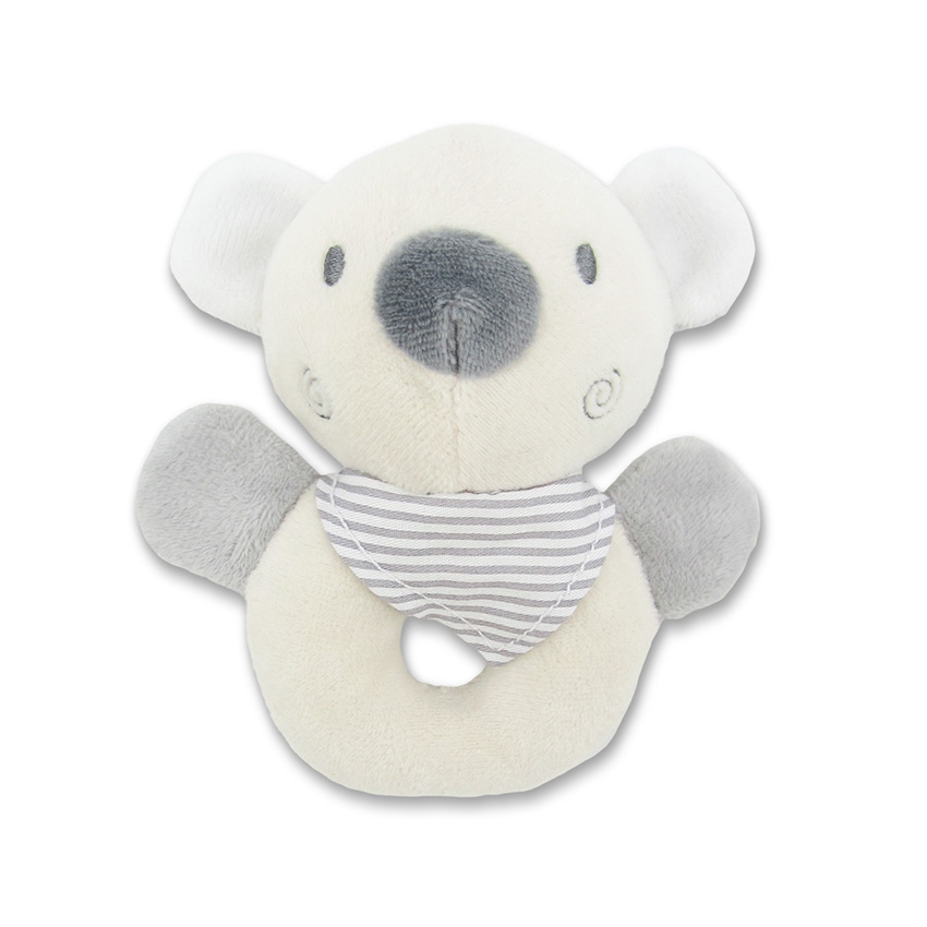 [10191330008] jouet d'éveil sensoriel ours beige