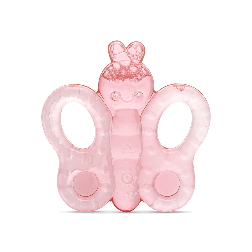 [10210160006] anneau de dentition papillon rose