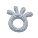 hochet de dentition gris