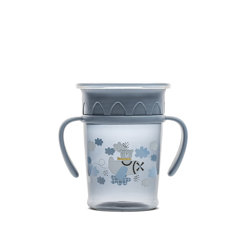 [10230520004] tasse d'apprentissage bleu