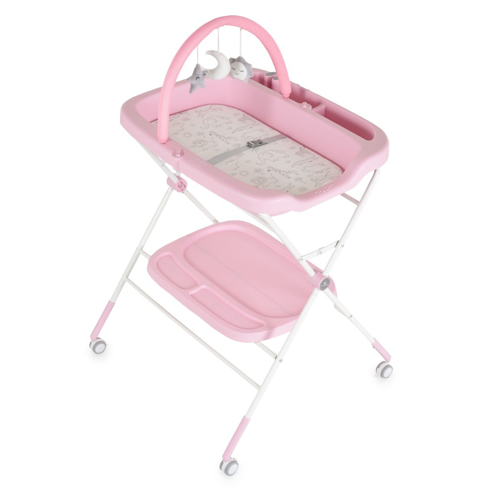 [3800146271923] Table à langer rose Croco